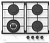 Газовая варочная панель Evelux (Эвелюкс) HEG 675 WG