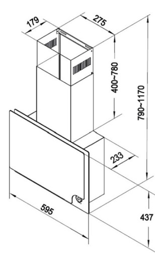 Вытяжка Korting (Кёртинг) KHC 67806 ICPGN