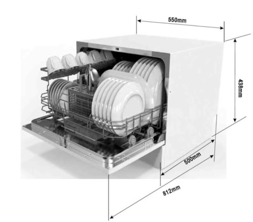 Посудомоечная машина EXITEQ (Экзитег) EXDW-T502