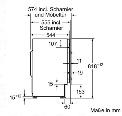 Встраиваемая стиральная машина Bosch (Бош) WIW28443