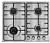 Газовая варочная панель MAUNFELD (Маунфилд) EGHS.64.3STS-ES/G