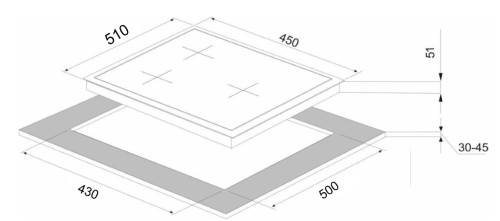 Газовая варочная панель Kuppersberg (Куперсберг) FS 49 X