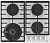 Газовая варочная панель Gorenje (Горенье) GTW641KR