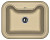 Кухонная мойка Florentina (Флорентина) Крит 630, капучино