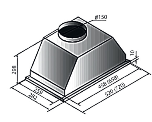 Встраиваемая вытяжка Kuppersberg (Купперсберг) INLINEA 52 Inox