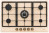Газовая варочная панель RICCI (Риччи) HBS5706R Газовая варочная панель RICCI (Риччи) HBS5706R
