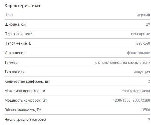 Индукционная варочная панель Zigmund-Shtain (Зигмунд-Штайн) CI 35.3 B