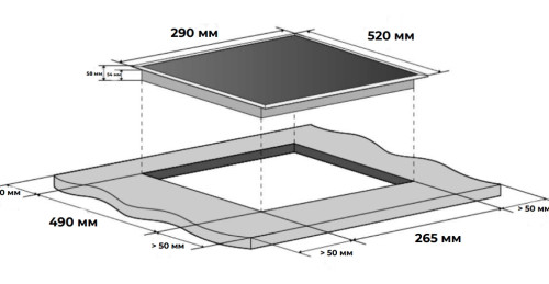 Индукционная варочная панель Meferi (Мефери) MIH302WH POWER