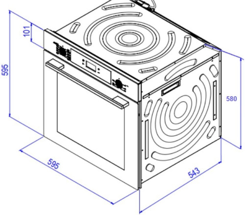 Электрический духовой шкаф Weissgauff (Вайсгауф) EOV 291 PDWS White Edition