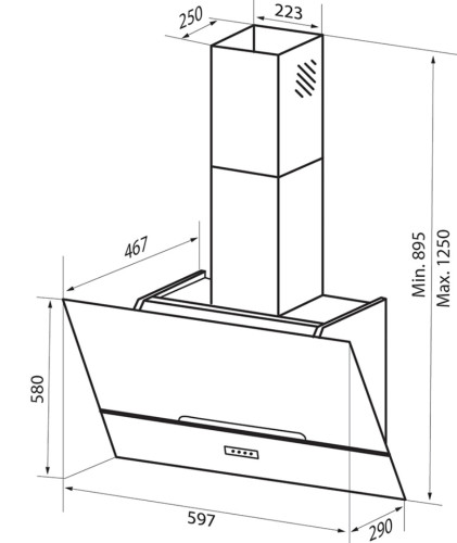 Вытяжка Zigmund-Shtain (Зигмунд-Штайн) K 142.6 W