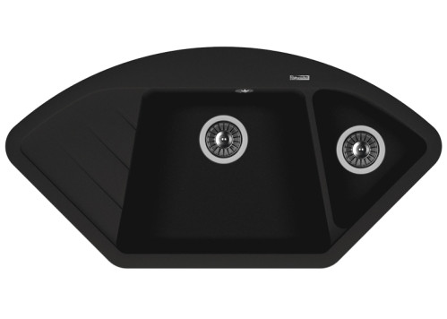 Кухонная мойка Florentina (Флорентина) Веста, антрацит