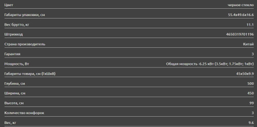 Газовая варочная панель Gressel (Грессел) U45H35S001