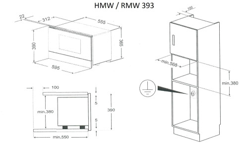 Микроволновая печь Kuppersberg (Купперсберг) RMW 393 C Bronze