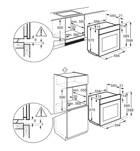 Электрический духовой шкаф Electrolux (Электролюкс) COF6P76BX