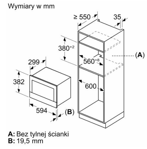 Встраиваемая микроволновая печь Bosch (Бош) BFL7221B1