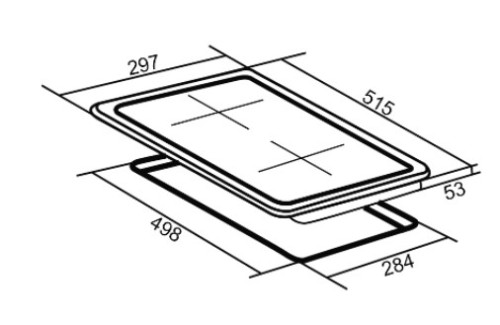 Газовая варочная панель ORE (Оре) LGA30AB