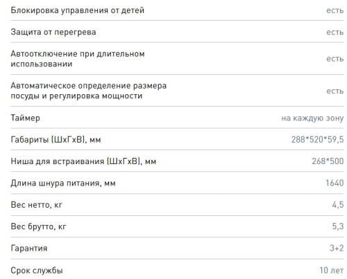 Индукционная варочная панель Zigmund-Shtain (Зигмунд-Штайн) CI 61.3 B