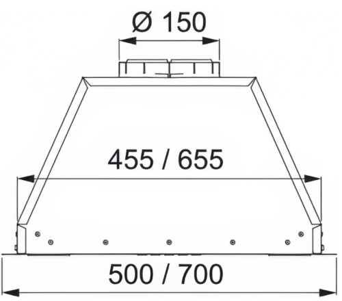 Встраиваемая вытяжка Franke (Франке) VERA 52 BG