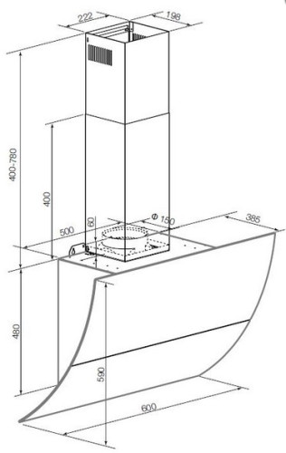 Вытяжка Graude (Грауде) DH 60.3 GE